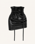 Falda Mini de Cuero Noir