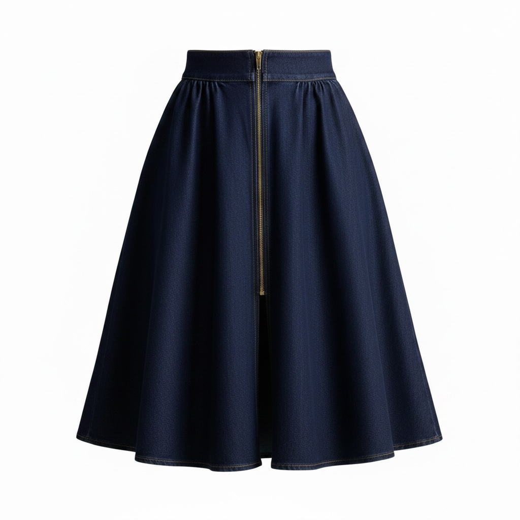 Falda denim