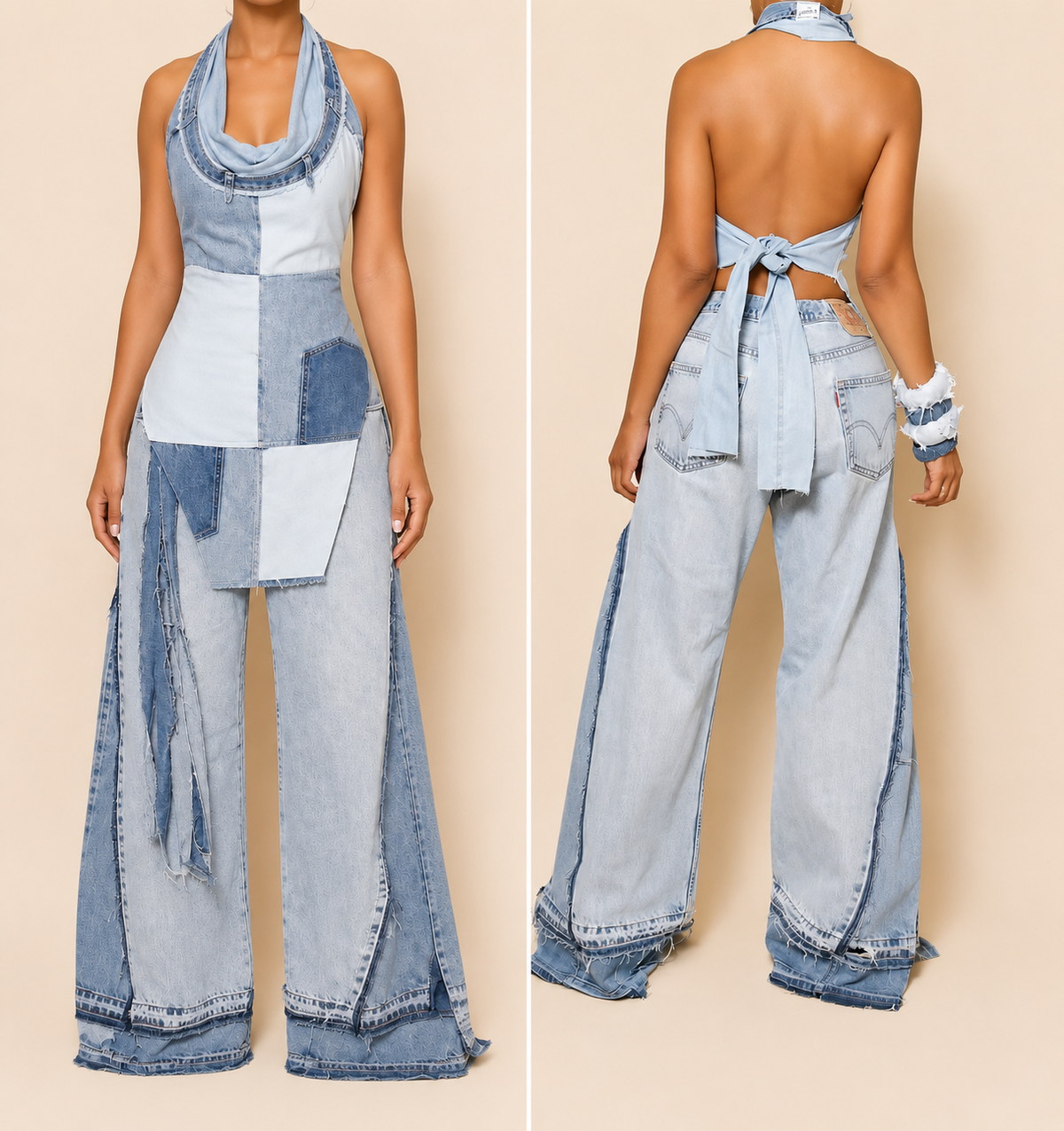 Blue Denim Set